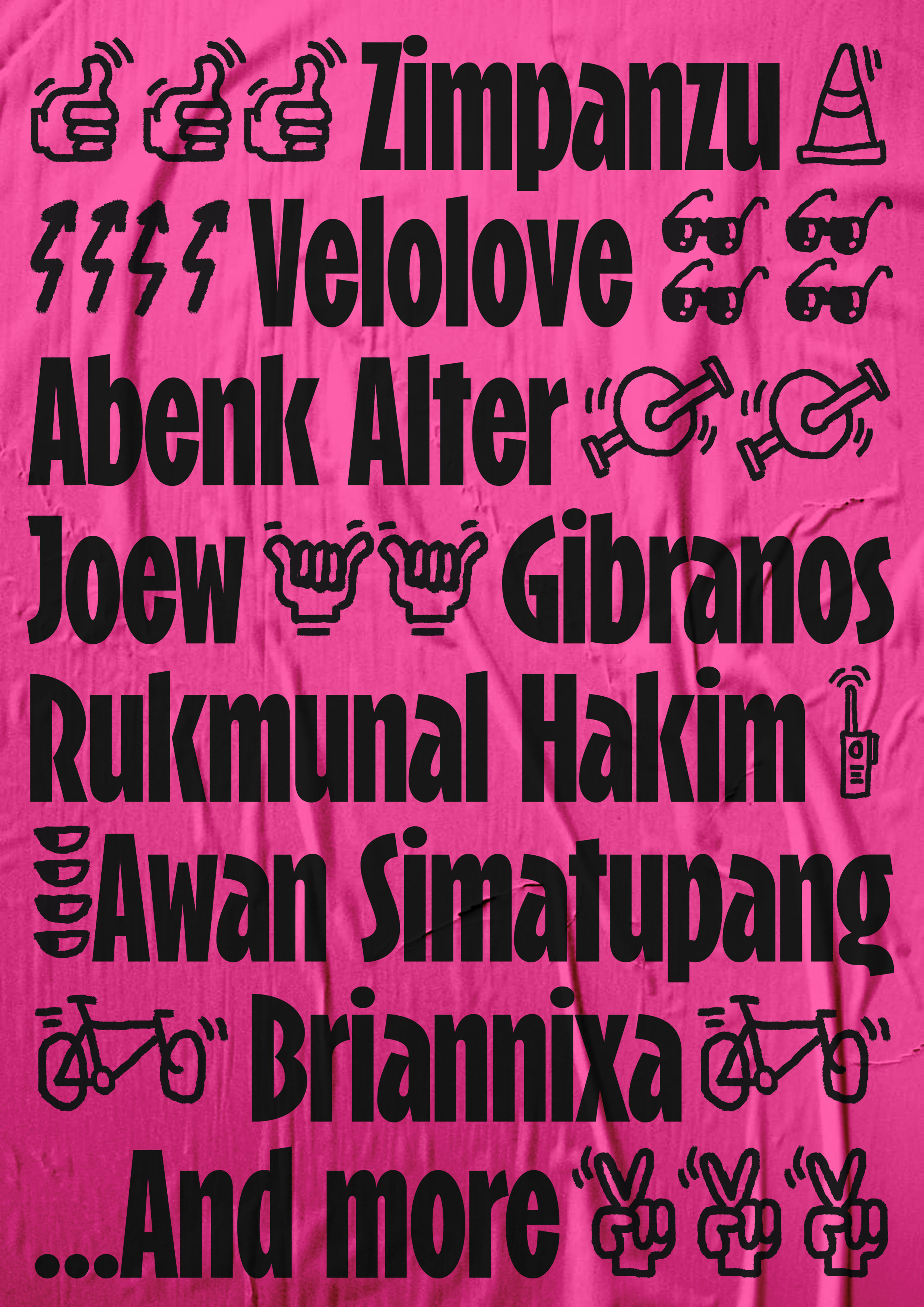 Veloposter Exhibition by The 1984 Jakarta