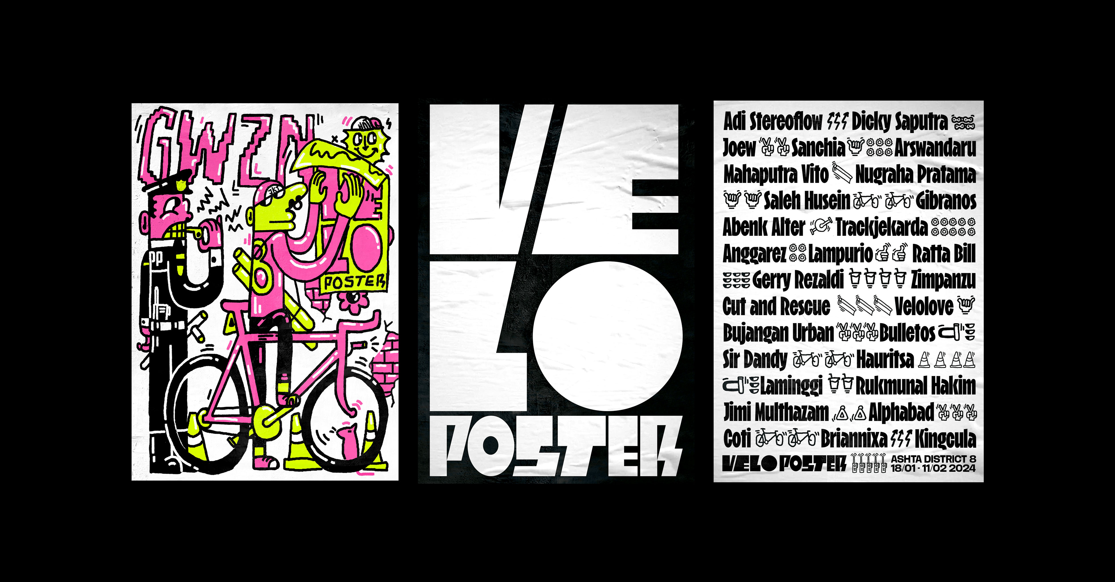 Veloposter Exhibition by The 1984 Jakarta