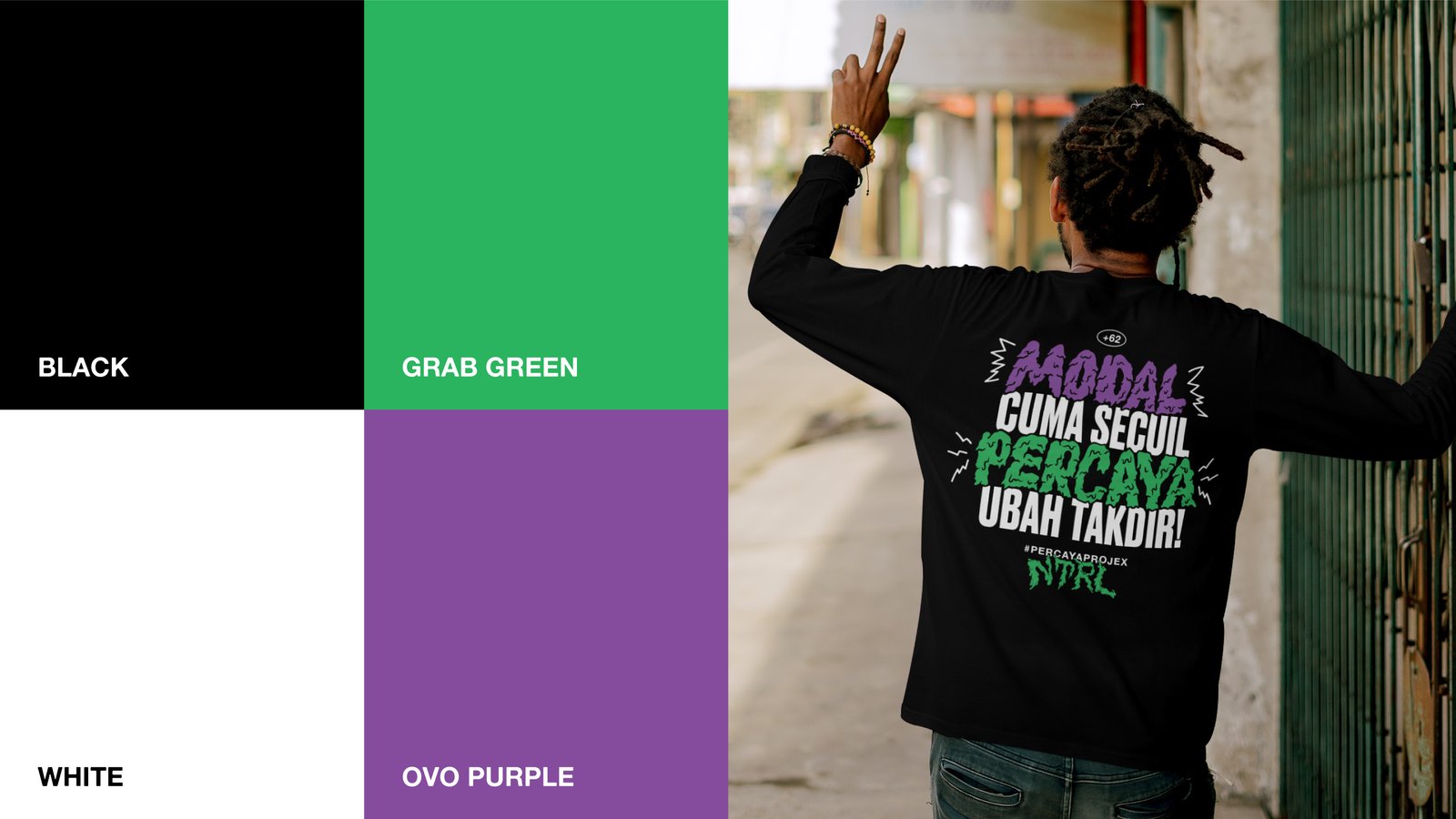 Grab x NTRL Merch Design